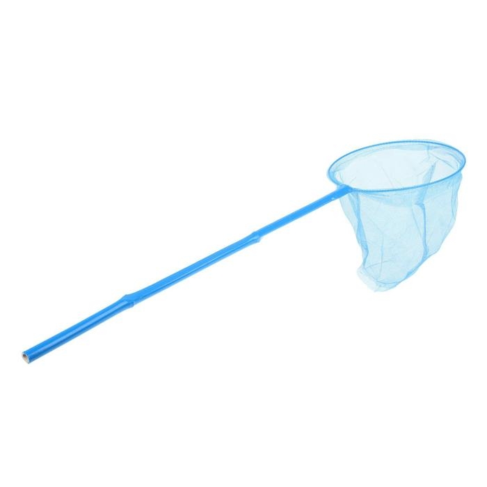 Сачок детский бамбуковая ручка 53 см, диаметр 20 см, цвета МИКС Сачок детский бамбуковая ручка 53 см, диаметр 20 см, цвета МИКС