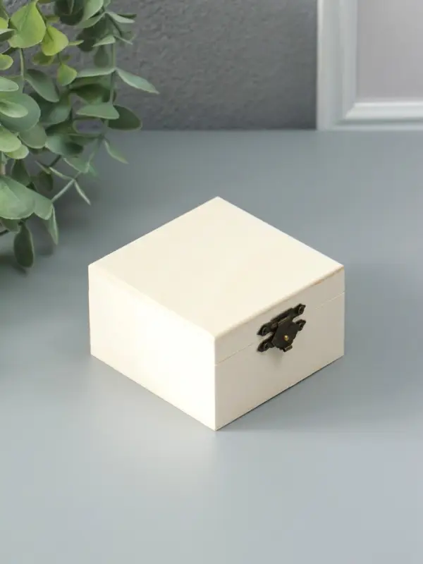 Шкатулка для росписи дерево &laquo;Квадрат&raquo;, 8&times;8&times;5 см, МИКС