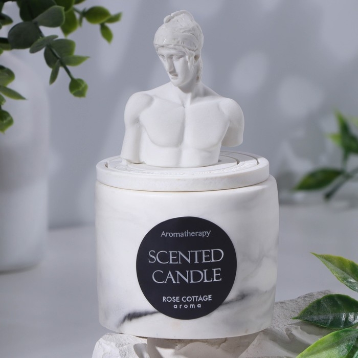 Свеча в бетоне ароматическая  Свеча в бетоне ароматическая "Шангрила", соевый воск