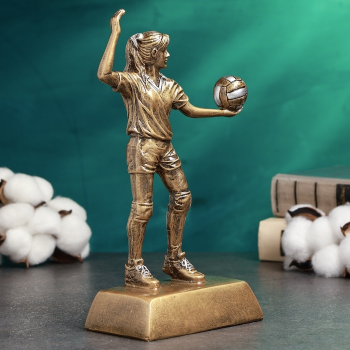 Стела Стела "Волейбол женский" 12х7х23см