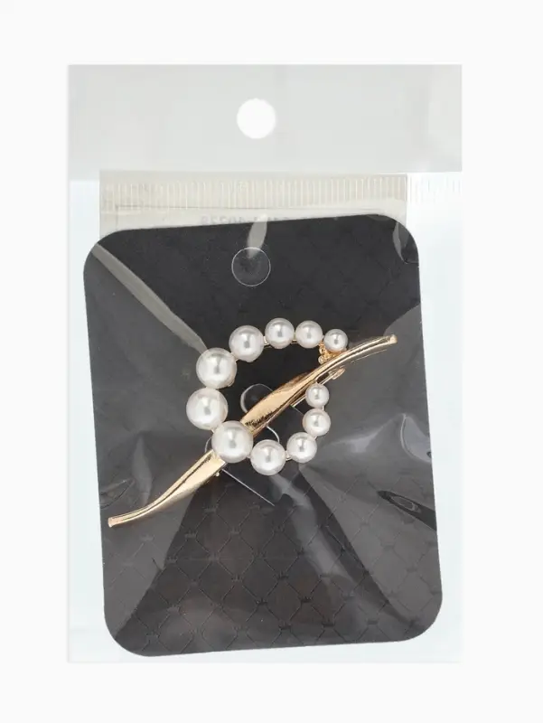 Брошь &laquo;Нежность&raquo;, жемчуг, цвет белый в золоте