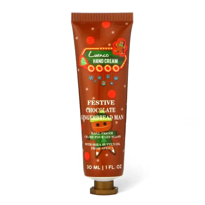 Новогодний увлажняющий крем для рук Новогодний увлажняющий крем для рук "Шоколадный пряник", 30 мл