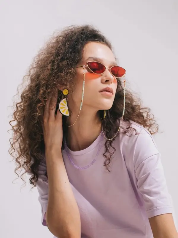 Серьги пластик &laquo;Вивьен&raquo; лимоны, цвет жёлто-белый