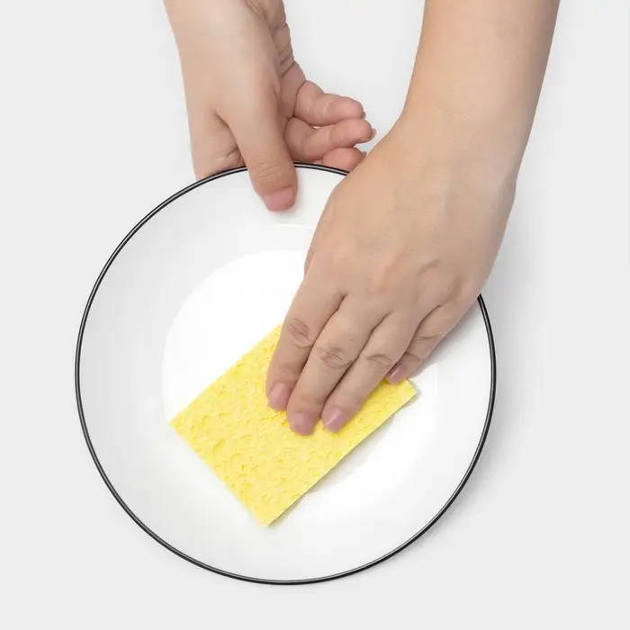 Губка для посуды целлюлозная Доляна, 10×1.5×7 см Губка для посуды целлюлозная Доляна, 10×1.5×7 см