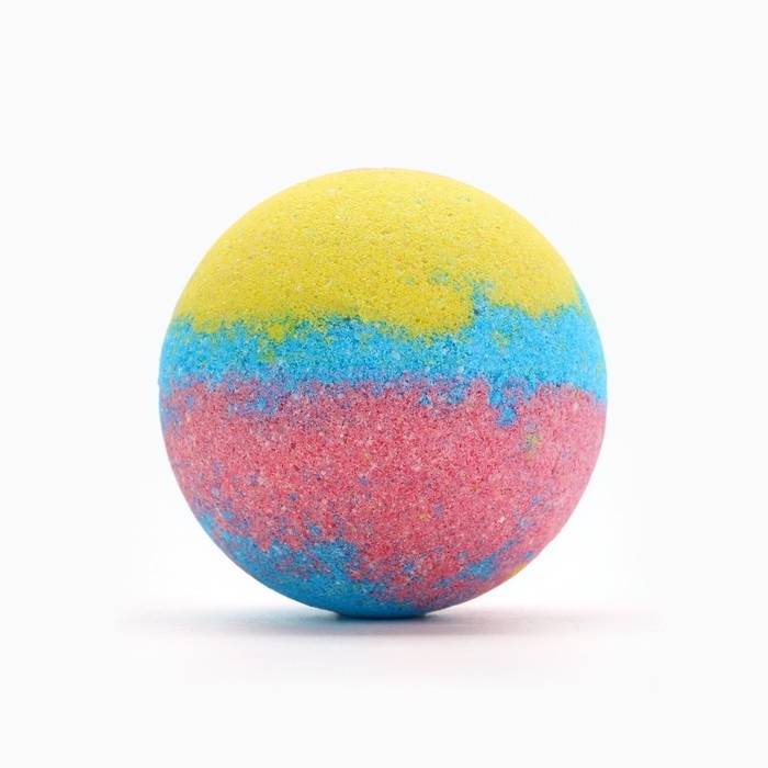 Бомбочка для ванны «Фруктовая радуга», 130 г, аромат тропических фруктов, BEAUTY FOX