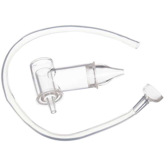 Детский назальный аспиратор с отводной трубкой, прозрачный Детский назальный аспиратор с отводной трубкой, прозрачный