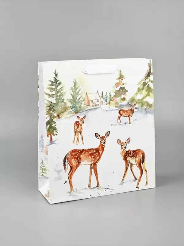 Набор пакетов &laquo;Новый год&raquo;, 3 шт,  26 &times; 30 &times; 9 см