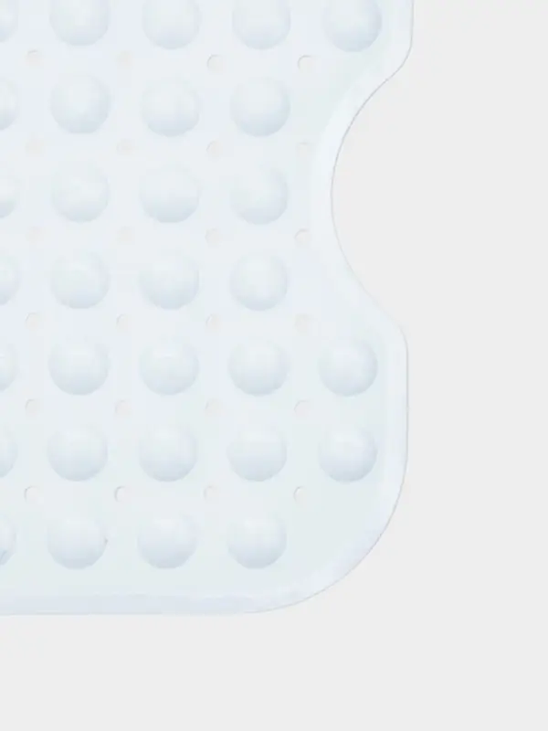 Коврик для ванной на присосках Доляна &laquo;Пузырьки&raquo;, 100&times;40 см, белый