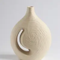 Ваза для цветов &laquo;Невада&raquo;, 23&times;16.5 см, керамика, бежевая