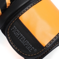 Боксёрские перчатки FIGHT EMPIRE, URBAN, чёрно-оранжевые, размер 12 oz