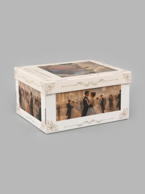 Коробка подарочная, складная 31.2&times;25.6&times;16.1 см &laquo;Зимний бал&raquo;