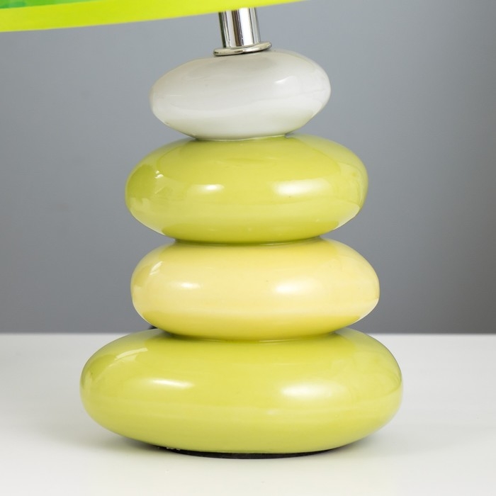 Настольная лампа  Настольная лампа "Динозавры" Е14 15Вт зеленый 20х20х30 см RISALUX