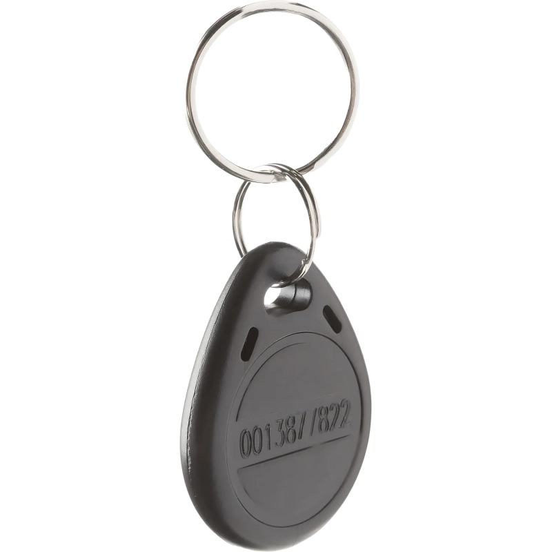 Брелок бесконтный Bigtech EM-Marine чтение, с номером черный