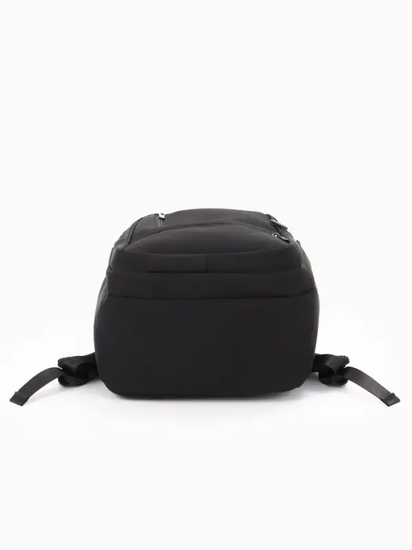 Рюкзак школьный, 2 отделения, 5 карманов, водонепроницаемое дно, 26&times;14&times;39 см, чёрный