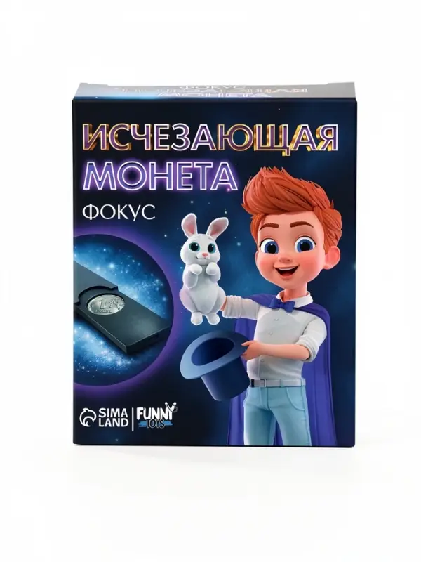 Фокусы Funny toys &laquo;Исчезающая монета&raquo;