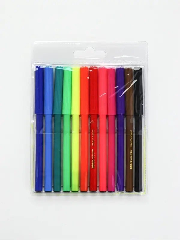 Фломастеры 12 цветов вентилируемый колпачок с европодвесом