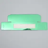 Коробка для макарун, кондитерская упаковка «Зелёная», 18 х 5.5 х 5.5 см