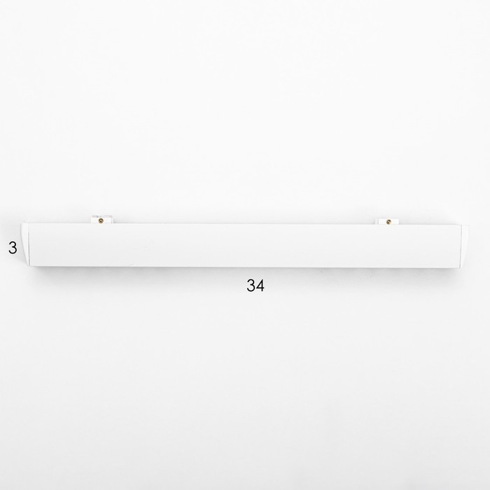 Светильник трековый SLIM Светильник трековый SLIM "Линия трек33" LED 18Вт 3000K-6000К 48V CRI90 белый 3,2х3,8х33,8см 990943