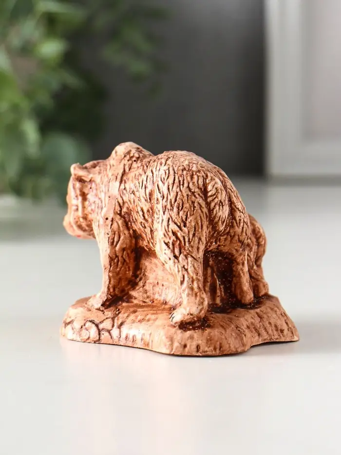 Фигура "Медведь с медвежонком" 6,5х7х9,5 см Фигура "Медведь с медвежонком" 6,5х7х9,5 см