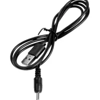 Часы-будильник электронные настольные, термометр, календарь, USB, 15*8 см, зеленые цифры