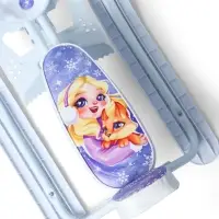 Снегокат растущий &laquo;Зимняя сказка&raquo; Snow Cat, со спинкой, белый