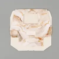 Коробка подарочная с окном &laquo;Мрамор&raquo;, 10&times;8&times;3.5 см, самосборная