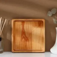 Тарелка Adelica &laquo;Классика&raquo;, 19&times;1.8 см, пропитана минеральным маслом, дерево, берёза