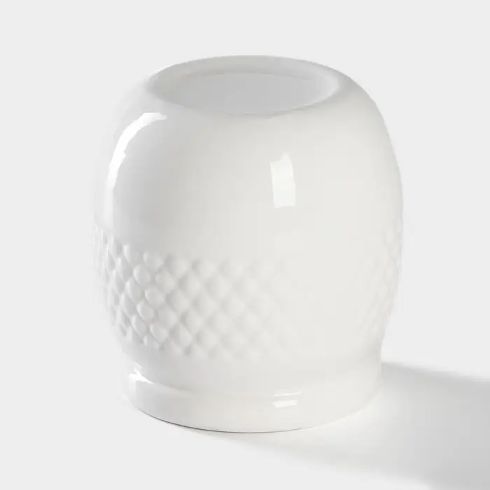 Чайный сервиз на подставке BellaTenero, 15 предметов: чайник 850 мл, 6 кружек 70 мл, сахарница с ложкой 300 мл, молочник 250 мл, 6 блюдец, фарфор, белый