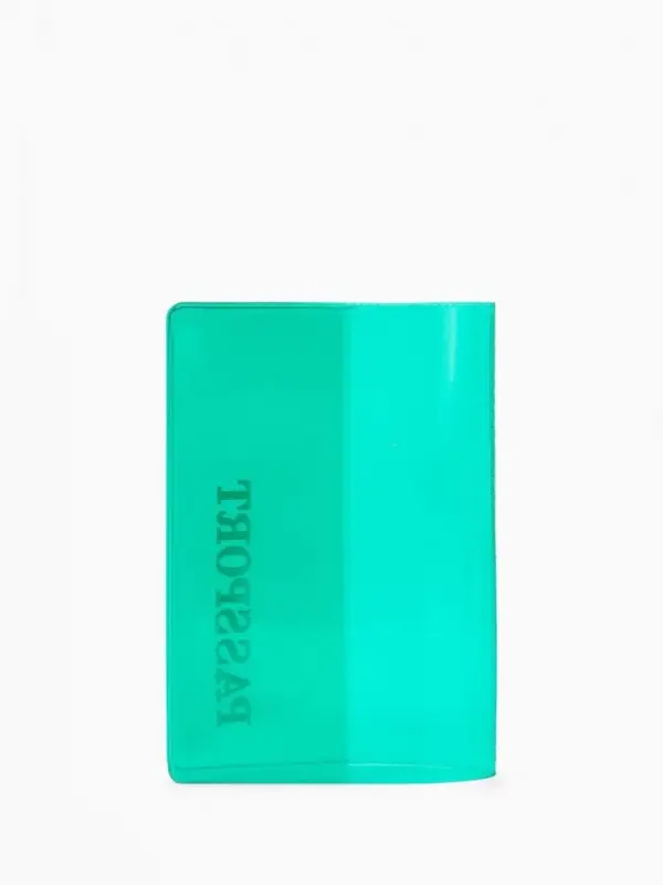 Обложка на паспорт, цвет светло-зелёный