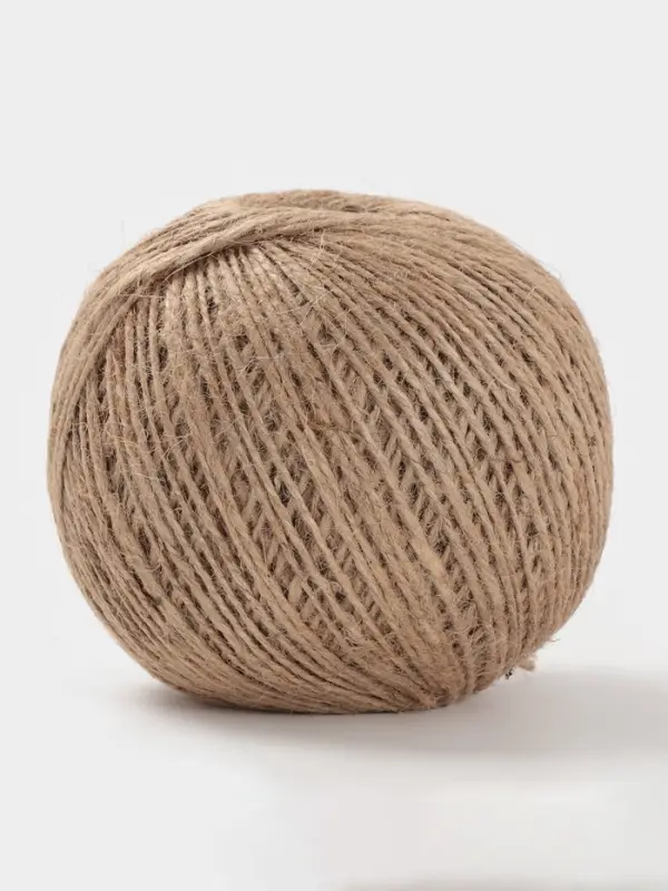 Шпагат джутовый Доляна, двухниточный, 1.12 ктекс, 312 м