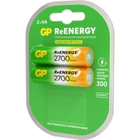 Аккумулятор GP 2600mAh AA 270AAHC-2DECRC2/ 270AAHCRGY-2CRCB2 бл/2шт