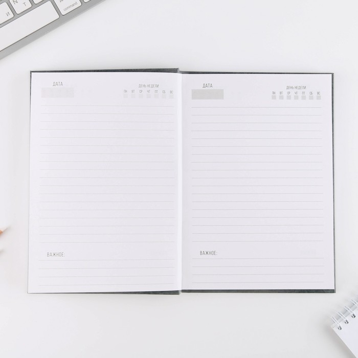 Ежедневник А5, 80 листов, недатированный, в твердой обложке «Герб» Ежедневник А5, 80 листов, недатированный, в твердой обложке «Герб»