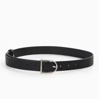 Ремень женский, 1 прокол, металл пряжка, 2.8&times;105 см, чёрный