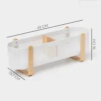 Контейнер для хранения LaDо́m &laquo;Скандинавия&raquo;, 49&times;13.7&times;16 см, белый