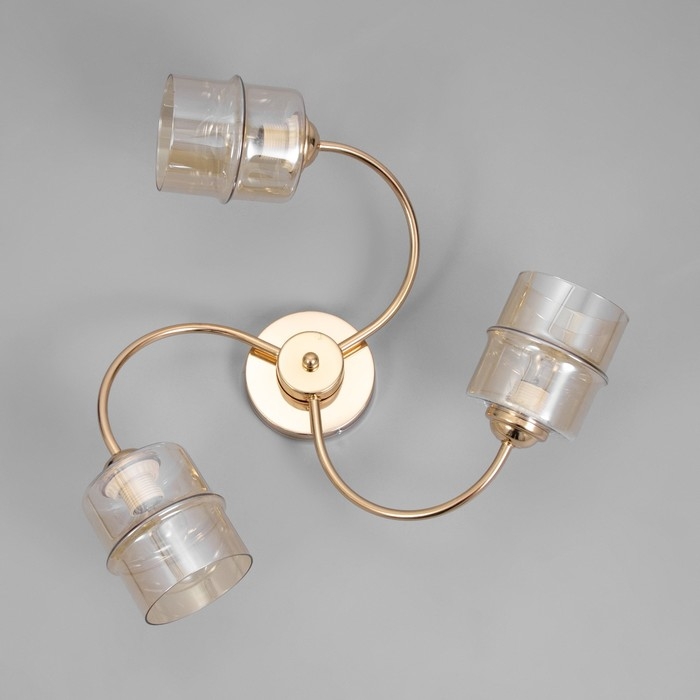 Люстра Люстра "Фокс" 3хЕ27 40Вт золото 50х50х12 см