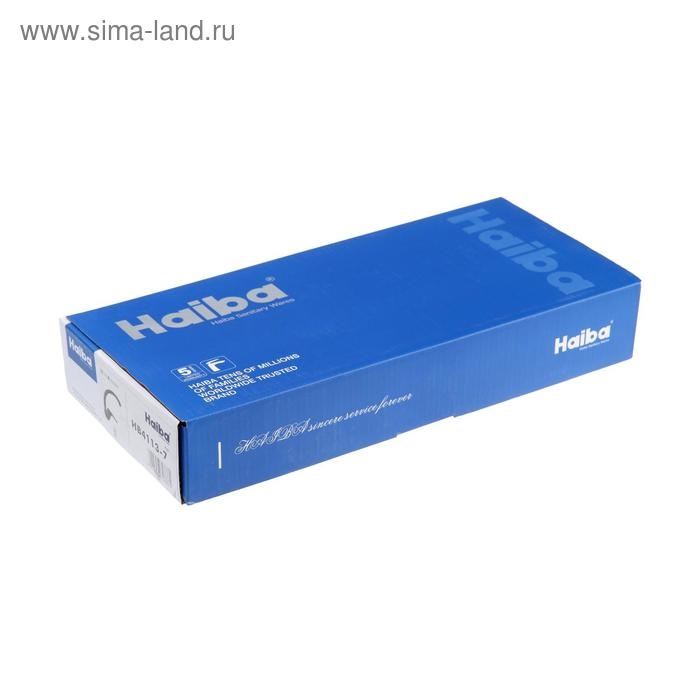 Смеситель для кухни Haiba HB4113-7, однорычажный, на гайке, чёрный Смеситель для кухни Haiba HB4113-7, однорычажный, на гайке, чёрный