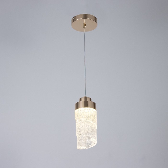 Светильник BayerLux "Джинел" LED 16Вт золото 8,5х8,5х22-130 см