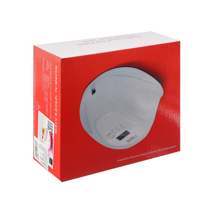 Лампа для гель-лака JessNail SUN X BL, UV/LED, 54 Вт, 36 диодов, таймер 10/30/60 сек, белая Лампа для гель-лака JessNail SUN X BL, UV/LED, 54 Вт, 36 диодов, таймер 10/30/60 сек, белая