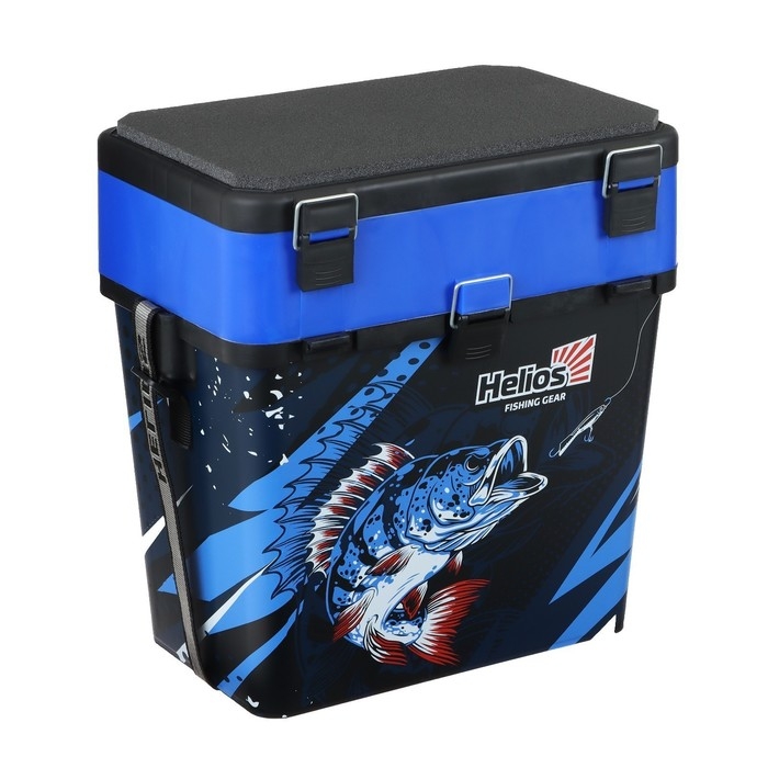 Ящик рыболовный зимний ICE FISHING синий (HS-IB-19-IFB) Helios Ящик рыболовный зимний ICE FISHING синий (HS-IB-19-IFB) Helios