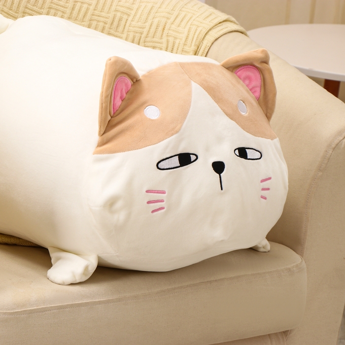 Мягкая игрушка «Кот», 70 см, цвет белый Мягкая игрушка «Кот», 70 см, цвет белый