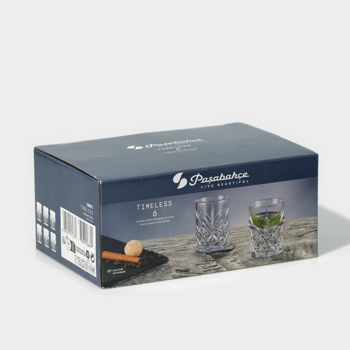 Набор стеклянных стаканов Timeless, 115 мл, 6 шт Набор стеклянных стаканов Timeless, 115 мл, 6 шт