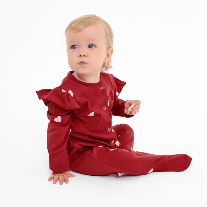 Комбинезон детский MINAKU, цвет красный, рост 74-80 см Комбинезон детский MINAKU, цвет красный, рост 74-80 см