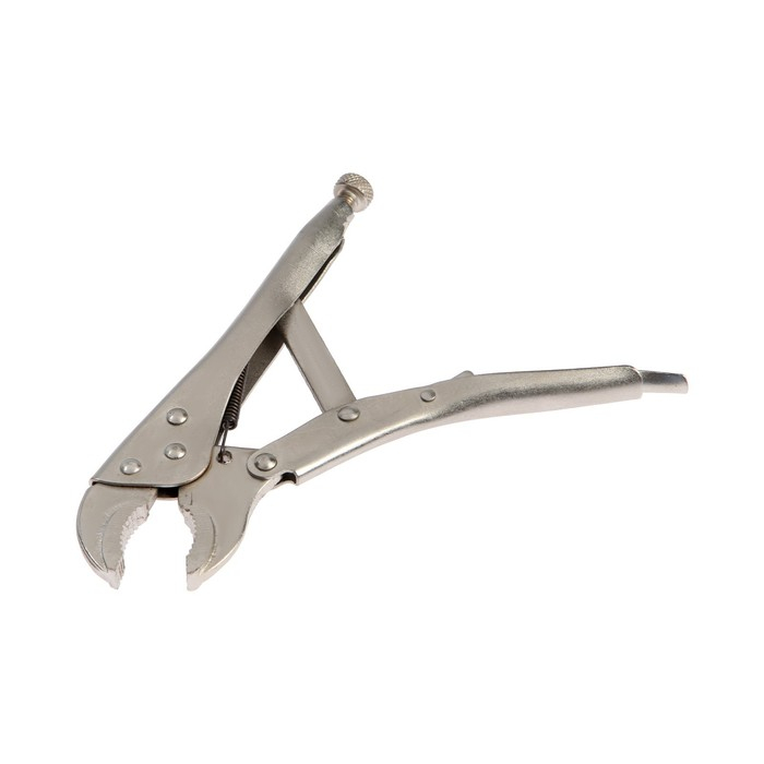 Зажим ручной ТУНДРА, полукруглый захват, с фиксатором, 250 мм Зажим ручной ТУНДРА, полукруглый захват, с фиксатором, 250 мм