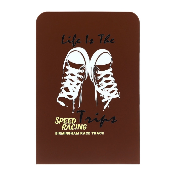 Подставки для книг Подставки для книг "Кеды", 2 штуки, коричневые