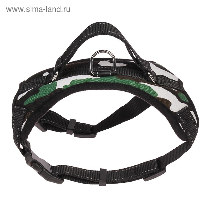 Шлейка К7 мягкая светоотражающая, размер S, ОГ 44-55 см, вес 5-9 кг хаки Шлейка К7 мягкая светоотражающая, размер S, ОГ 44-55 см, вес 5-9 кг хаки