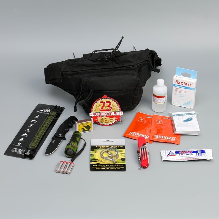 Набор для выживания  Набор для выживания "Рекрут" 13 предметов