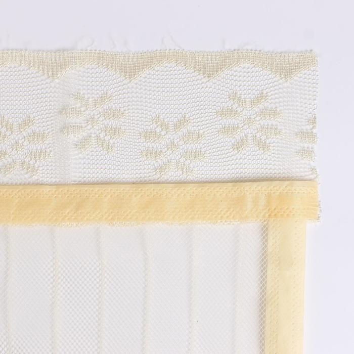 Сетка антимоскитная для дверей, 100 × 210 см, на магнитах, цвет бежевый Сетка антимоскитная для дверей, 100 × 210 см, на магнитах, цвет бежевый