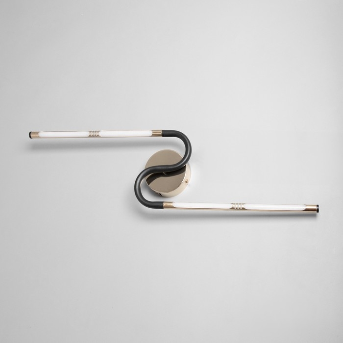 Бра "Лаен" LED 12Вт 4000К черный 65х18х5 см