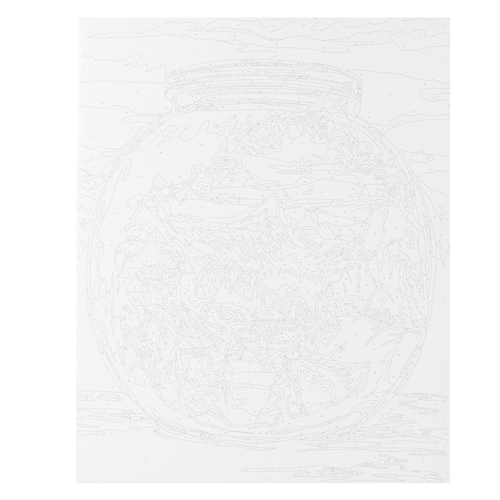 Картина по номерам «Мир в стекле», на холсте с подрамником, 40 × 50 см