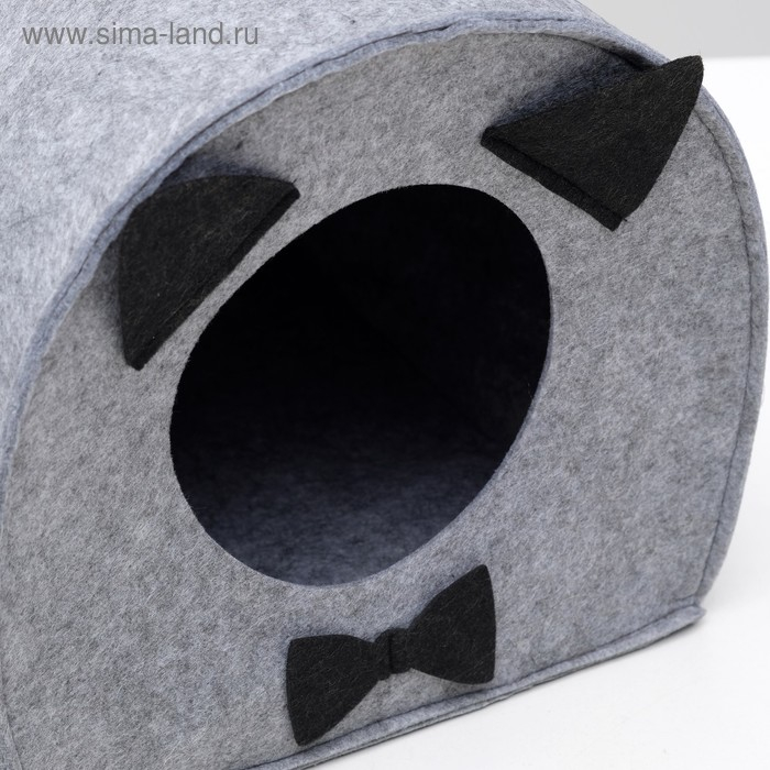 Домик для животных из войлока  Домик для животных из войлока "Будка Джентльмена"